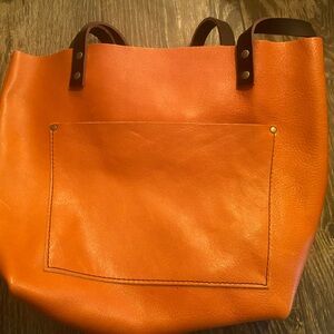 Medium Portland leather tote